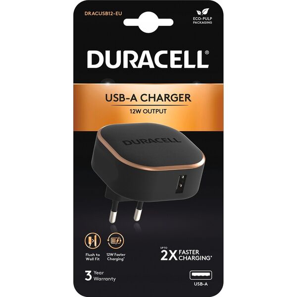 Duracell CHARGER DURACELL 1XUSB-A 2.4A 12W