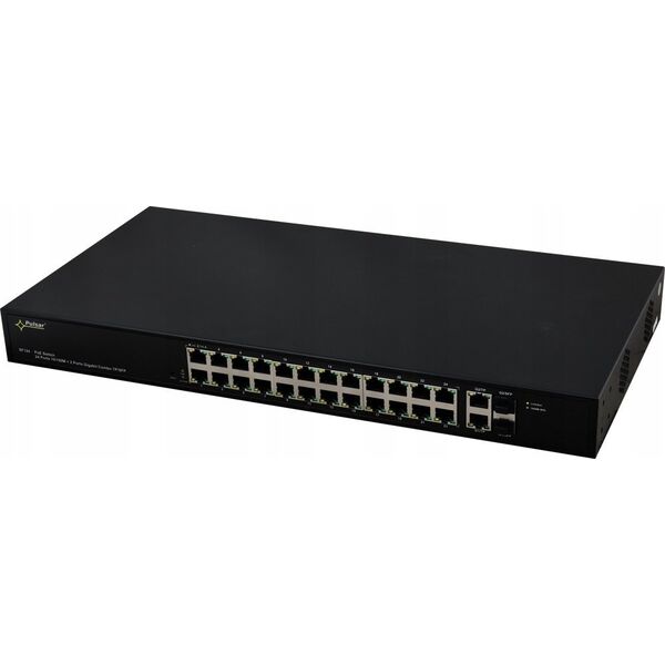 Switch Pulsar SWITCH POE PULSAR SF124 24+2 UPLINK/SFP POE+ GIGABIT