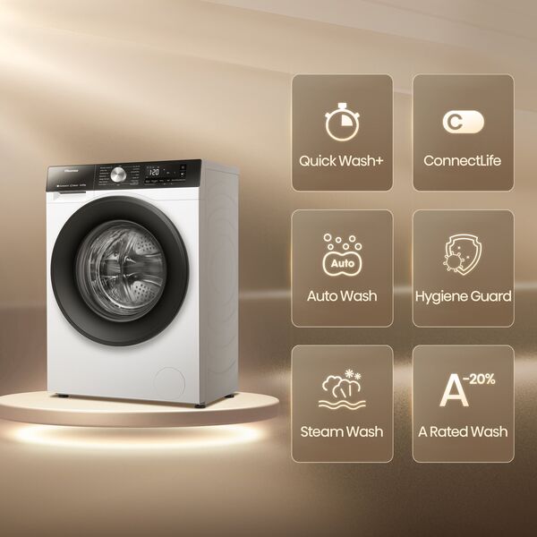 Pralko-suszarka Hisense Washing machine-dryer HISENSE WD3S1043BW3