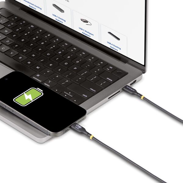 Kabel USB StarTech StarTech USB2EPR4M kabel USB USB 2.0 4 m USB C Czarny