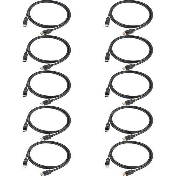 Kabel StarTech StarTech DISPL2M10PK kabel DisplayPort 2 m Czarny