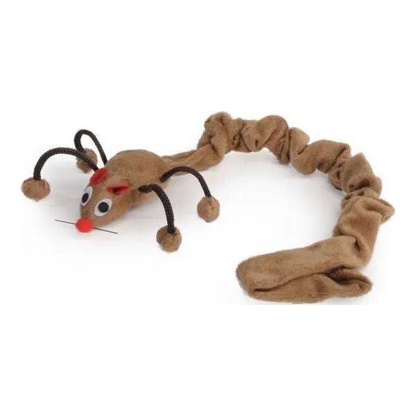Camon Camon Cat Toy Poliestrowa mysz z kocimiętką i długim sznurem 50cm