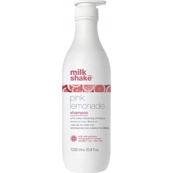 Milk Shake Milk Shake, Pink Lemonade, Milk Proteins, Hair Colour Shampoo, For Blonde Hair,  Pink, 1000 ml For Women