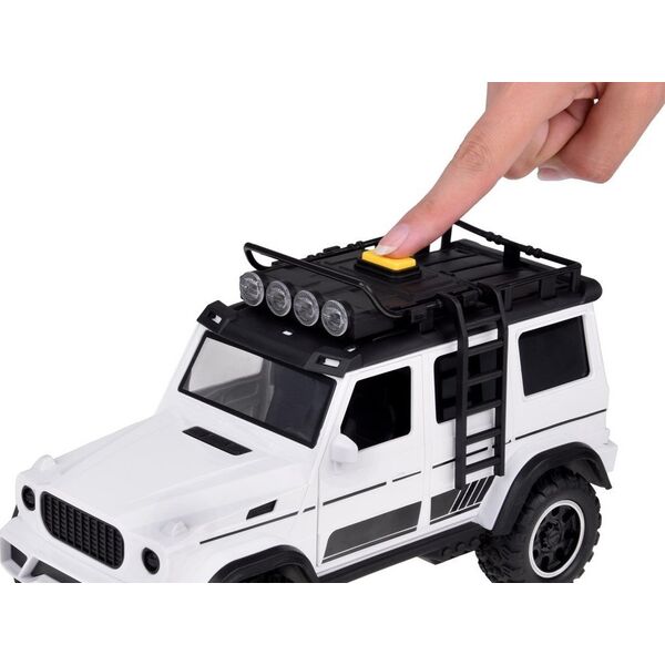 Jokomisiada Autko terenowe OFF-ROAD gumowe opony dźwięki światło ZA5219