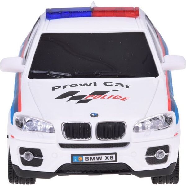 Jokomisiada Sportowy radiowóz BMW X6 auto sterowane na pilota RC0660 BI
