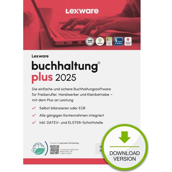 Program Lexware Lexware ESD buchhaltung plus 2025 Download Jahresversion