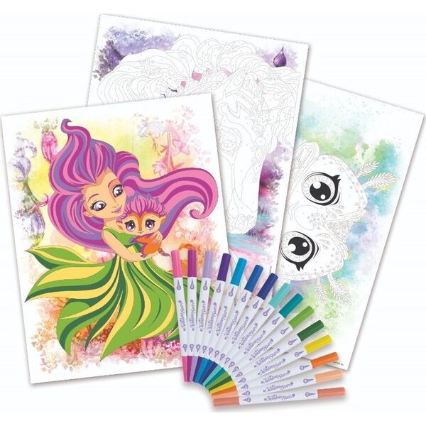 Nebulous Stars NEBULOUS STARS coloring book Color by Number, 11381