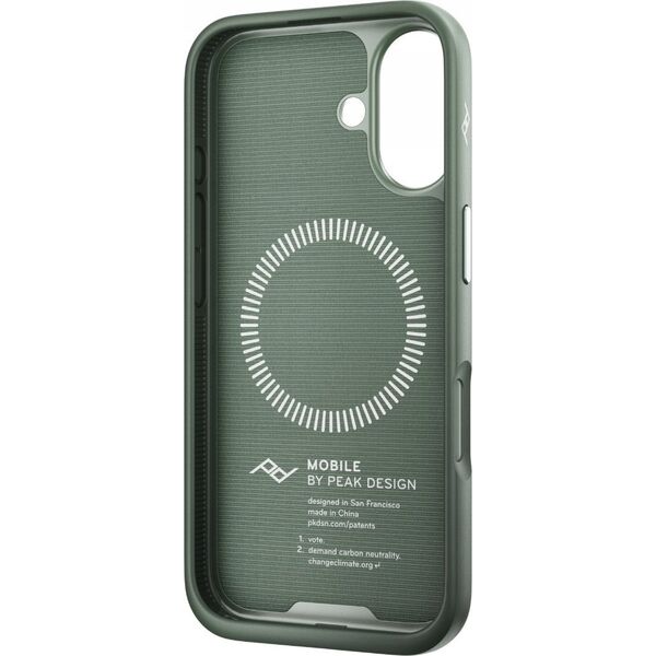 Peak Design Peak Design case Apple iPhone 16 Mobile Everyday Fabric Case, sage