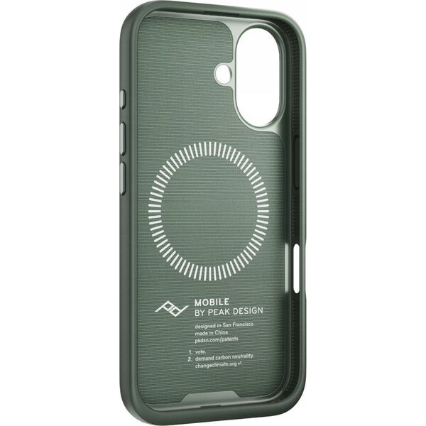 Peak Design Peak Design case Apple iPhone 16 Mobile Everyday Fabric Case, sage