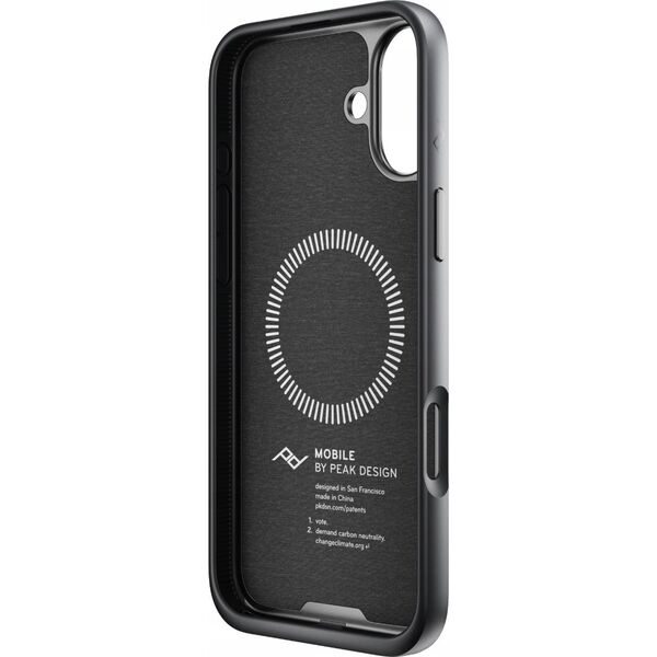 Peak Design Peak Design case Apple iPhone 16 Plus Mobile Everyday Fabric Case, charcoal