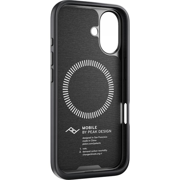 Peak Design Peak Design case Apple iPhone 16 Mobile Everyday Fabric Case, charcoal
