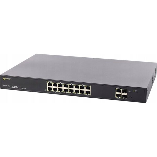 Switch Pulsar SFG116 Switch PoE 16-portowy do 16 kamer