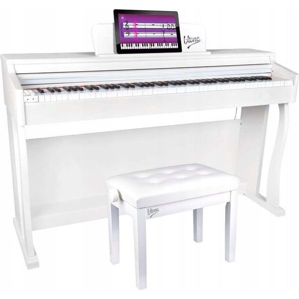 V-Tone V-TONE BL-8808 WH pianino cyfrowe do nauki USB MID