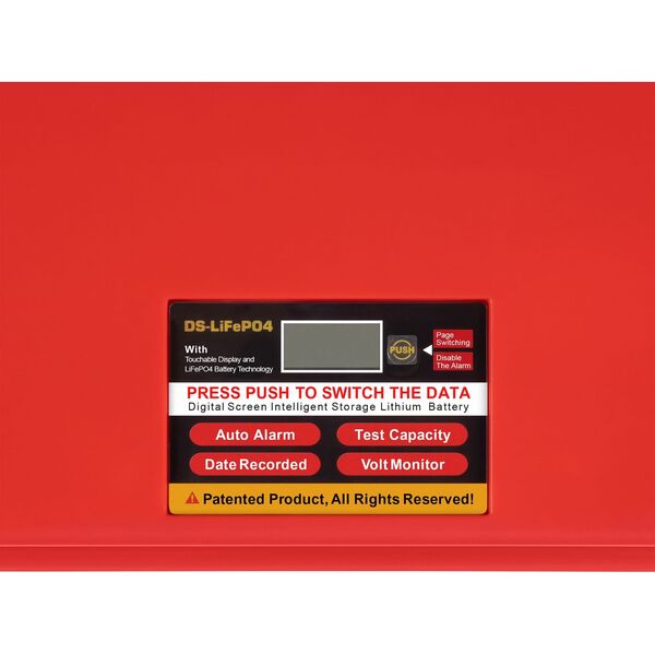 Vipow Akumulator żelowy LiFePO4 Bluetooth 200Ah