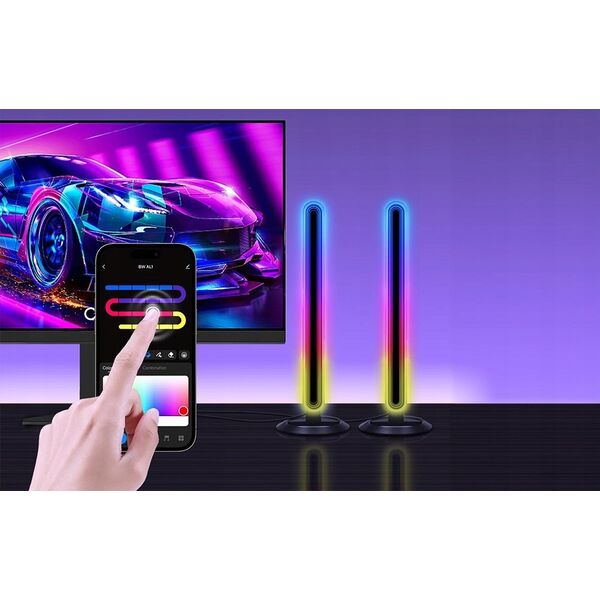 Blitzwolf Lampa RGB z podstawką BlitzWolf BW-AL1 LED