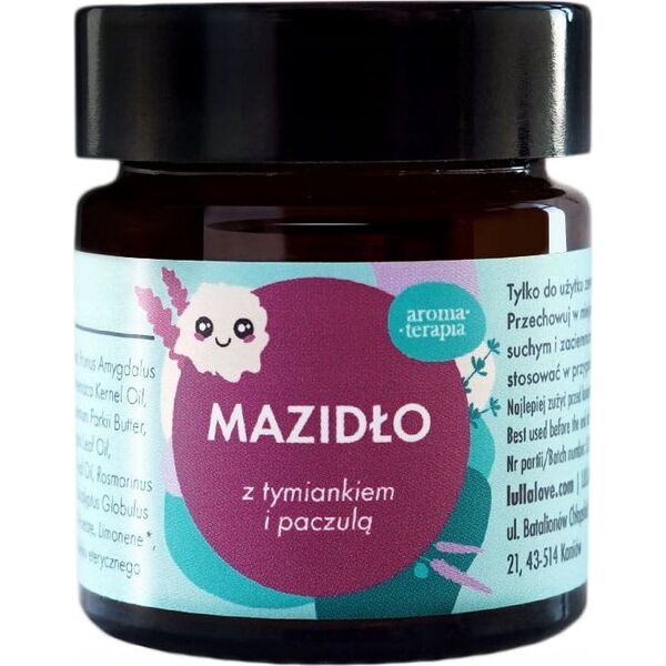 LullaLove Lullalove, Mazidło z tymiankiem i paczulą, 30 ml