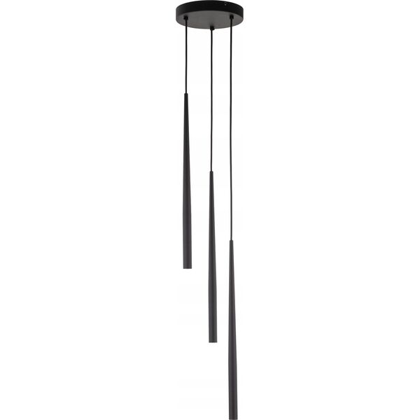 Lampa wisząca TK Lighting LAMP PENDANT PIANO G9 3X8W BK