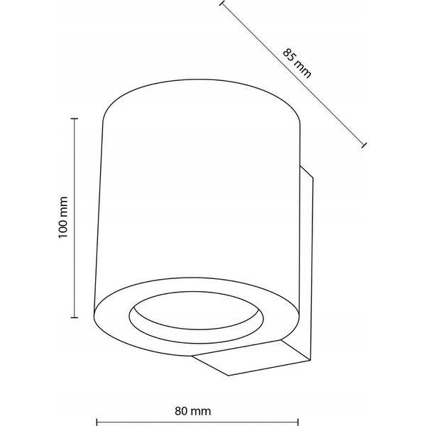Kinkiet TK Lighting LAMP WALL EVE WOOD GU10 10W