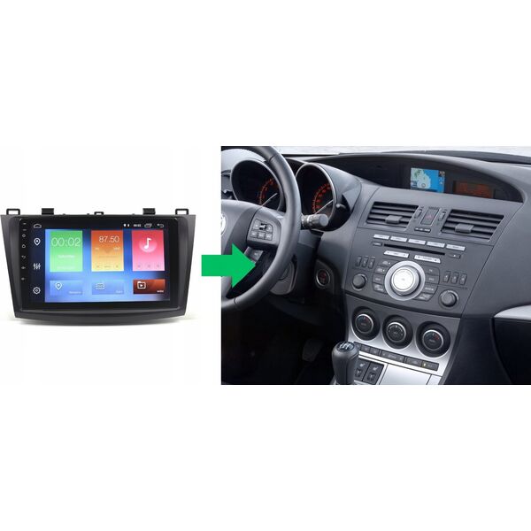 Radio samochodowe Maestro RADIO NAWIGACJA GPS MAZDA 3 2009-2013 ANDROID