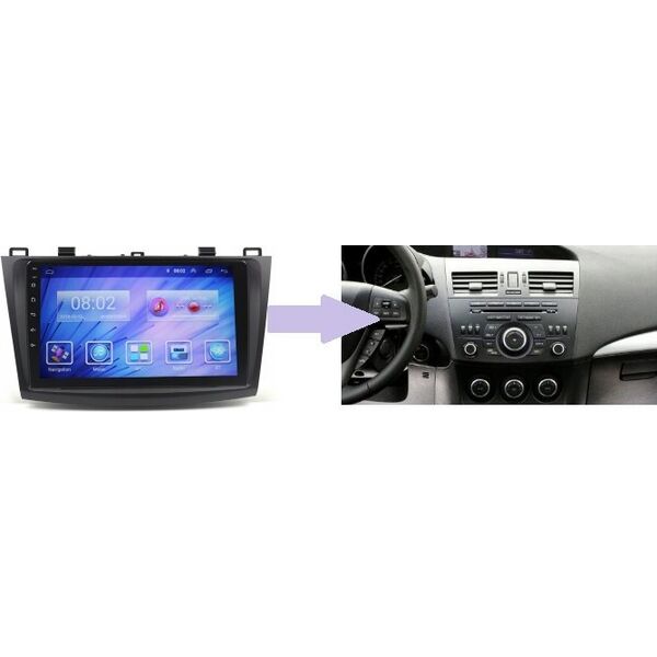Radio samochodowe Maestro RADIO NAWIGACJA GPS MAZDA 3 2009-2013 ANDROID