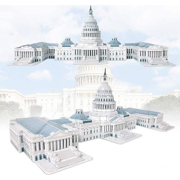 Jokomisiada Puzzle 3D The Capitol Hill 132-elementy Puzzle przestrzenne ZA5400