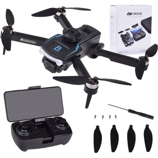 Dron Jokomisiada Latający Dron quadcopter model zdalnie sterowany składany kamera RC0657