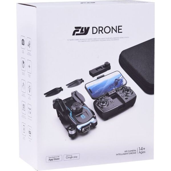 Dron Jokomisiada Latający Dron quadcopter model zdalnie sterowany składany kamera RC0657