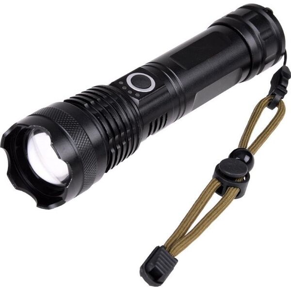 Latarka Jokomisiada Mocna Latarka LED akumulatorowa USB wodoodporna SP0799
