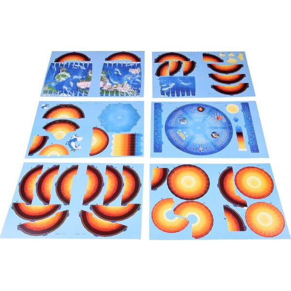 Jokomisiada Puzzle 3D Planeta Ziemia 50 elementów struktura Ziemia ZA5348