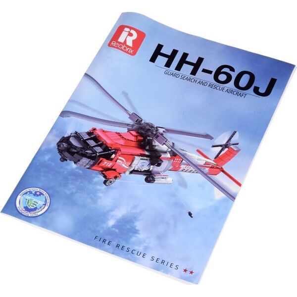 Jokomisiada Klocki techniczne SikorskyHH-60J Jayhawk 1137el śmigłowiec lotniczy ZA5302
