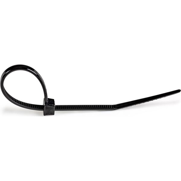 StarTech StarTech CBMZT4B opaska kablowa Zwalniana opaska kablowa Nylon, Plastik Czarny 100 szt.