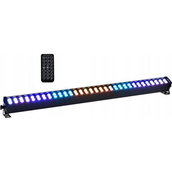 LIGHT4ME LIGHT4ME LED BAR 64x3W RGB listwa 8 sekcji + pilot