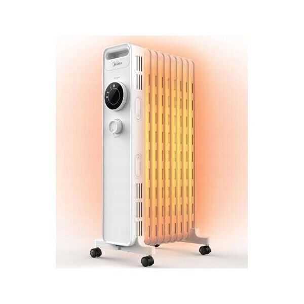 Grzejnik Midea Midea NY2009-22M | Oil Filled Radiator | 2000 W | Number of power levels 3 | White