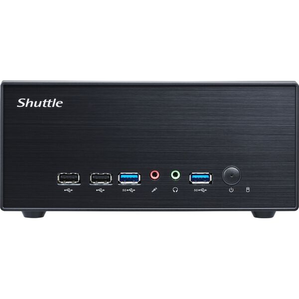 Komputer Shuttle Shuttle XP slim XH610G2 komputer typu barebone Komputer stacjonarny Czarny Intel H610 LGA 1700