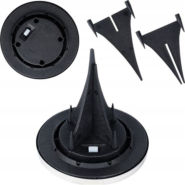 Vilde Lampki Ogrodowe Solarne LED Stalowe Wbijane VILDE 11,5 cm 12 szt.
