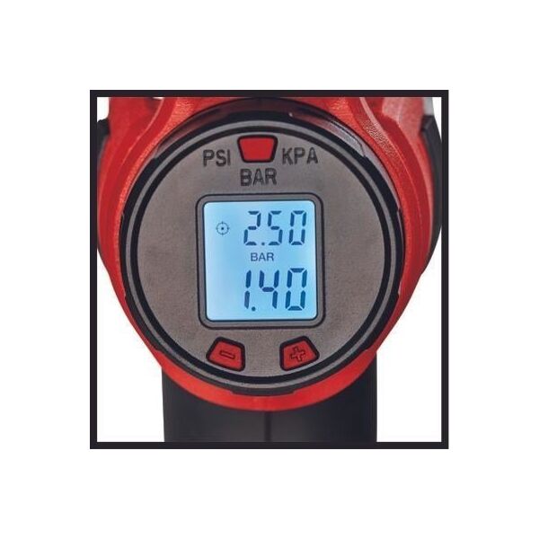 Kompresor samochodowy Einhell Einhell cordless car compressor CE-CC 18 Li-Solo (red/black, without battery and charger)
