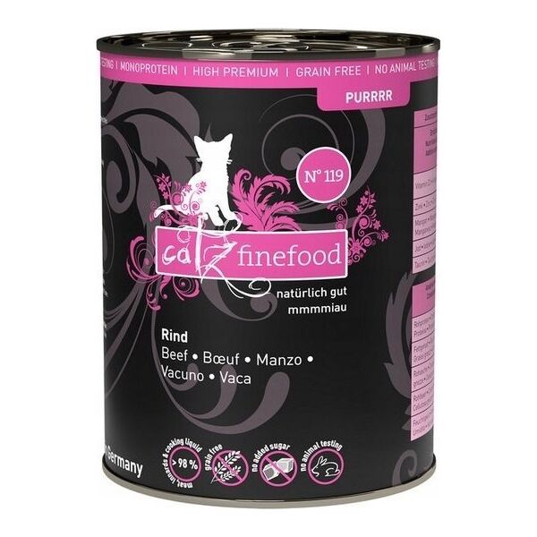 Catz Finefood Catz Finefood Purrrr N.119 Wołowina puszka 400g