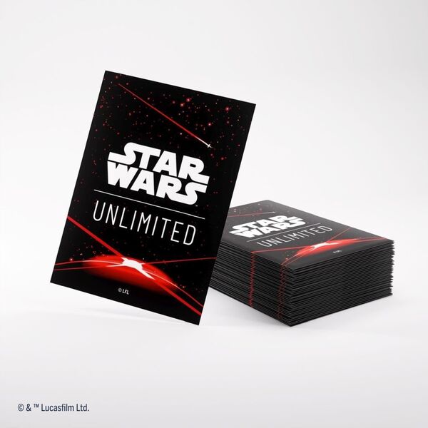Gamegenic Gamegenic: Star Wars Unlimited - Double Sleeving Pack - Space Red