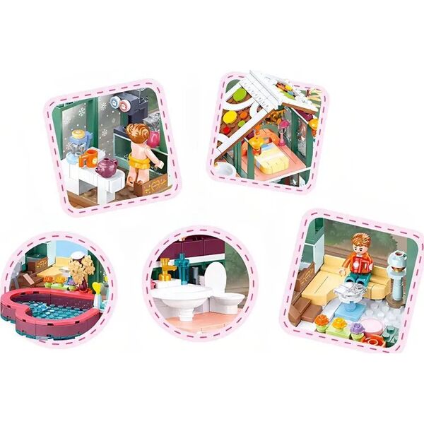 Sluban HAPPY DIARY -RESORT(439PCS)
