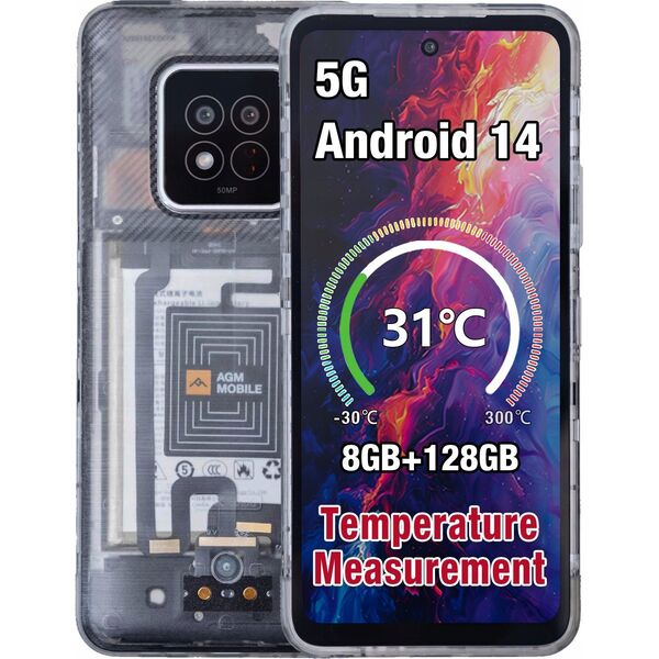 Telefon komórkowy Bea-fon AGM by Bea-fon X6 Phantom rugged (IP68/IP69K/MIL-STD-810H)