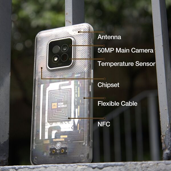 Telefon komórkowy Bea-fon AGM by Bea-fon X6 Phantom rugged (IP68/IP69K/MIL-STD-810H)