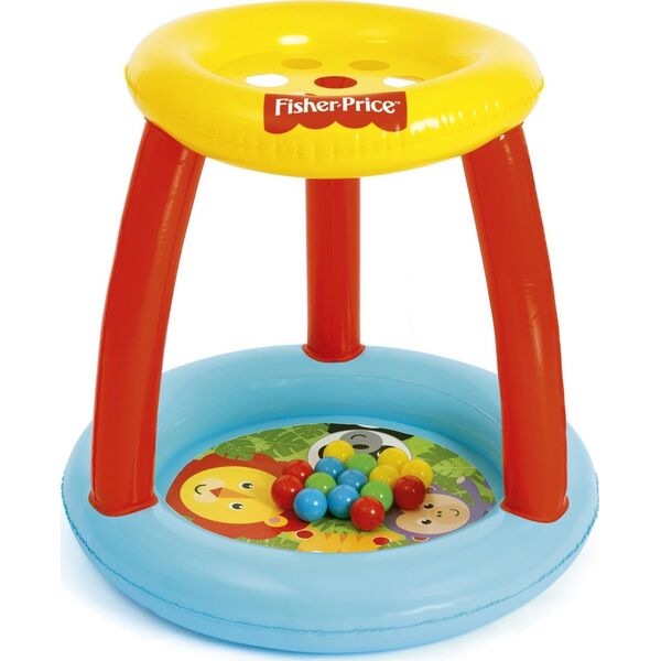Bestway Bestway 93541 Fisher Price Basenik z daszkiem i piłkami Animal Friends