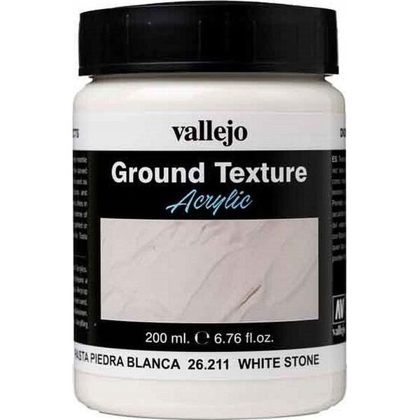 Vallejo Vallejo: 26.211 - Diorama FX - Ground Textures - White Stone (200 ml)