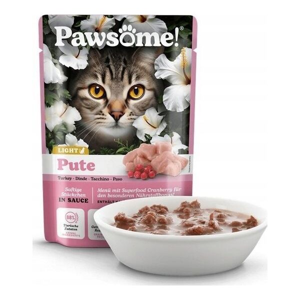 Pawsome Pawsome Adult Light Pute - indyk saszetka 85g