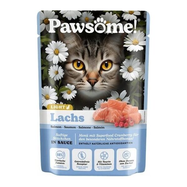 Pawsome Pawsome Adult Light Lachs - łosoś saszetka 85g
