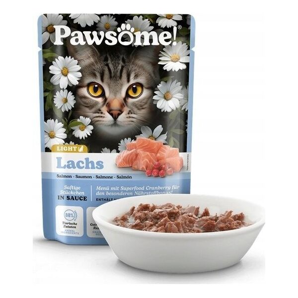 Pawsome Pawsome Adult Light Lachs - łosoś saszetka 85g