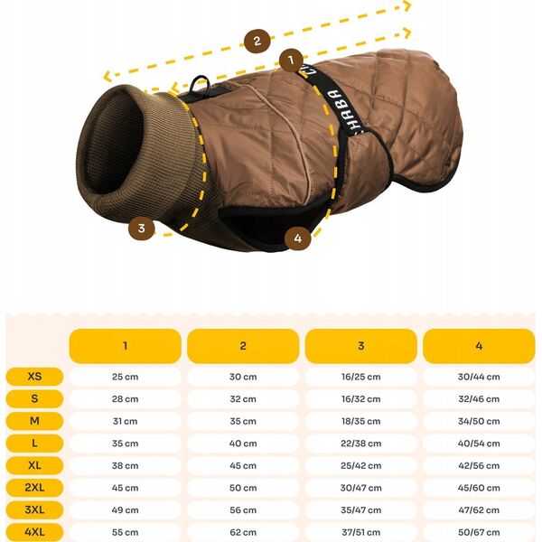 Chaba CHABA KUBRAK REGULOWANY CHIC  `3XL` BEŻ   49cm