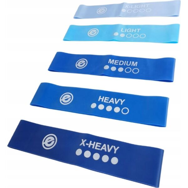 ENERO FIT ZESTAW 5 GUM DO ĆWICZEŃ TPE BLUE BAND ENERO FIT