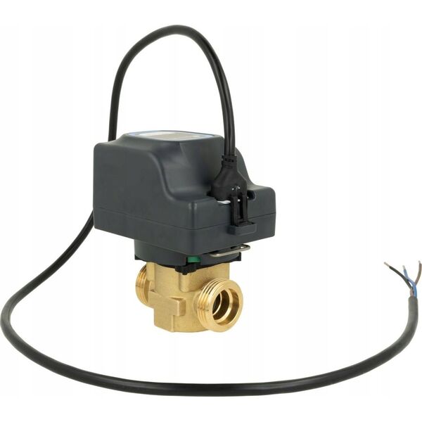 Afriso Zawór 2-drogowy strefowy AZV 453, DN20, G1", Kvs 10, 230 V AC, NO
