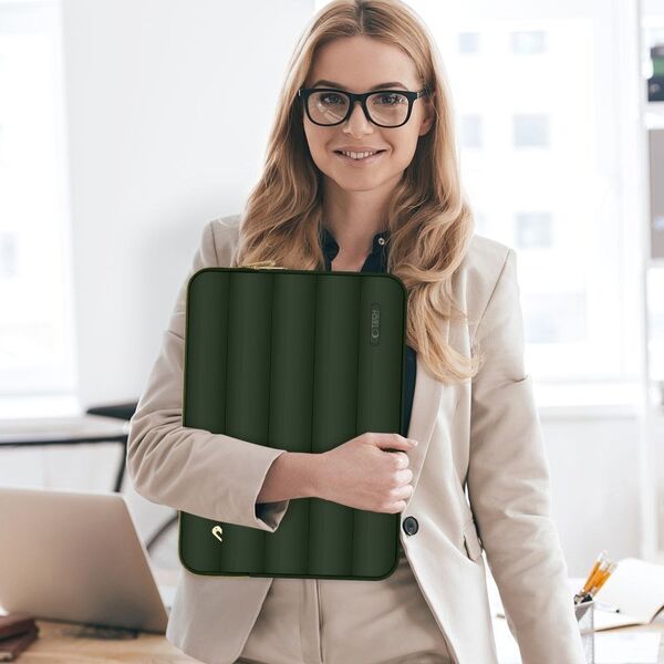Etui Tech-Protect TECH-PROTECT PUFFY LAPTOP 13-14 ARMY GREEN